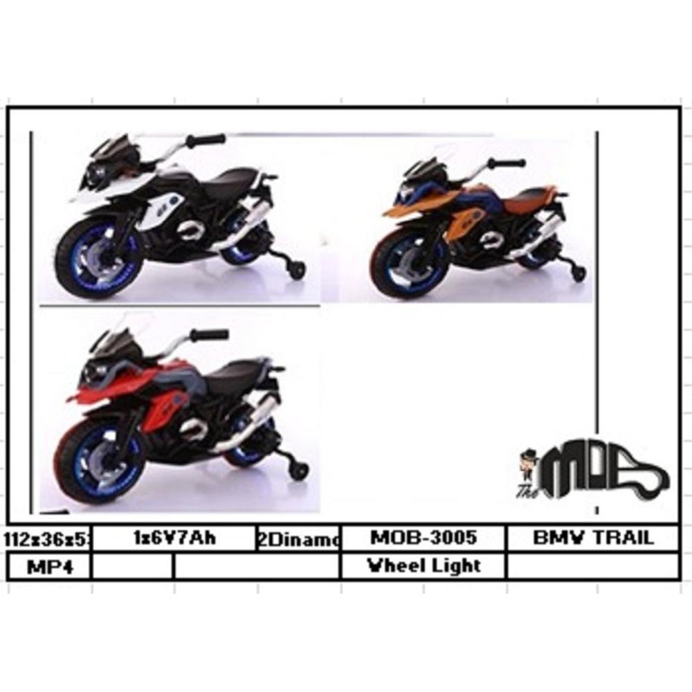 Mainan Anak Motor Aki BMW Trail - MOB-3005