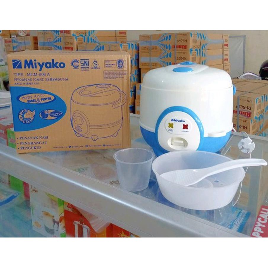 Magic Com Rice Cooker Miyako MCM-606A (0,6ltr) | Shopee Indonesia