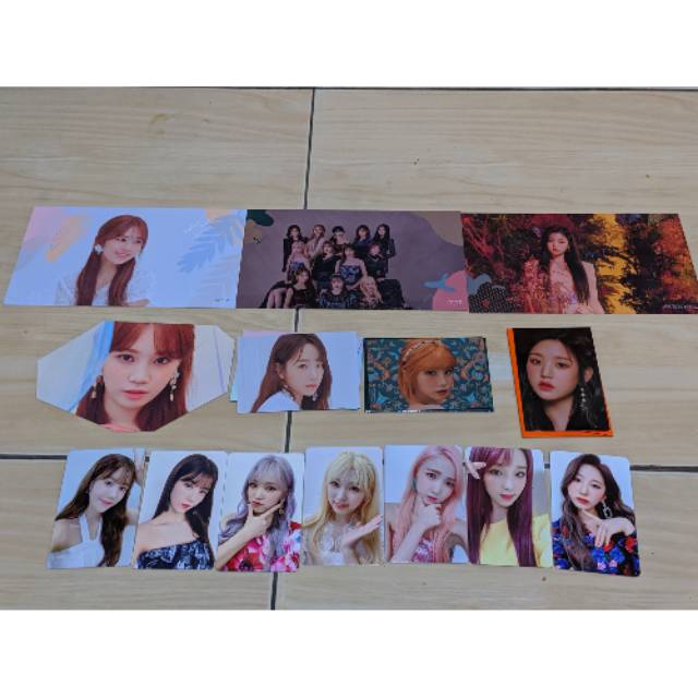 PC Photocard, Postcard, Poster, IZ*ONE BLOOM*IZ - Chaewon, Hitomi, Wonyoung, Yujin izone card
