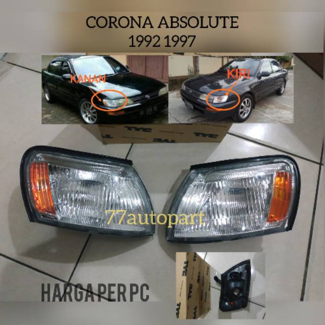 Lampu sen corona absolute 1992 1997