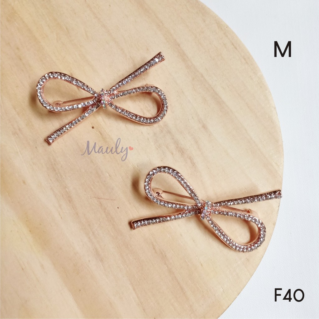 Bros korea Rosegold brooch