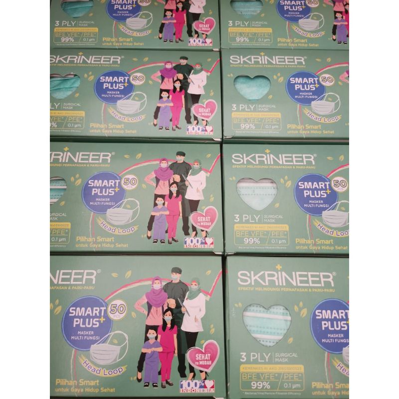 LABRIZYA MASKER MEDIS SKRINEER HEADLOOP (HIJAB)