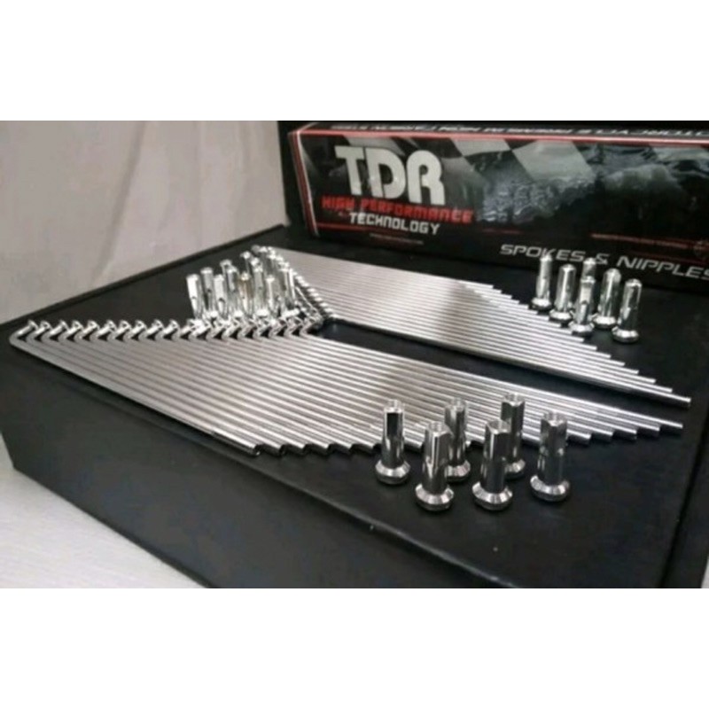 Jari jari TDR 184 172 164 159 157 154 130 120 89 Ruji jari jari TDR RACING KROM SPOKER TDR ring 14 ring 17 ring 18