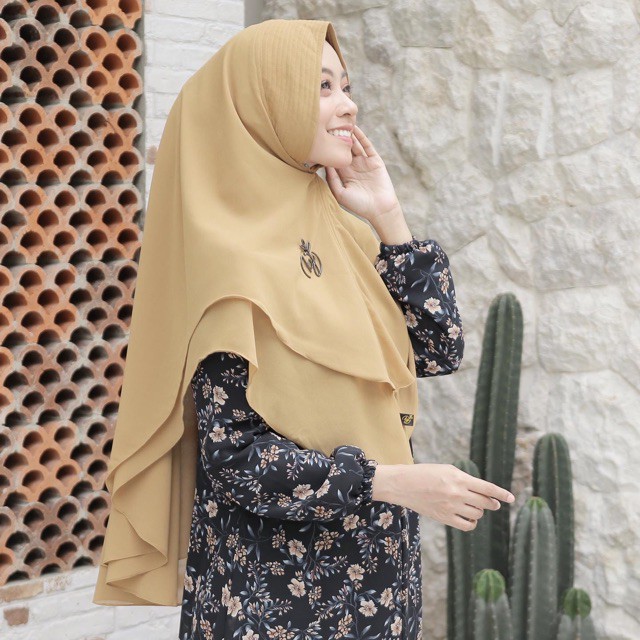 Koyu Hijab Instan Khimar Armani Premium Aurum