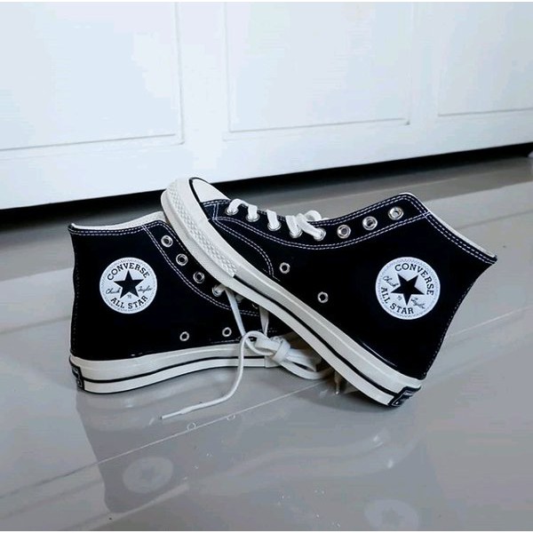 Sepatu Converse All Star 70s Hi Black Egret