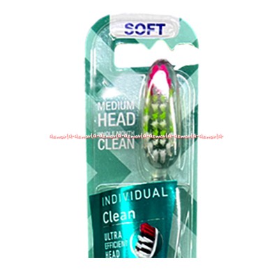 Jordan Individul Clean Ultra Efficient Head Super Soft Sikat Gigi Lembut Soft Toothbrush Uniq Sikatgigi Motif Unik