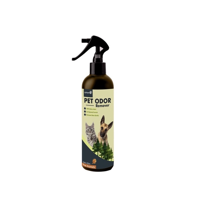 Spray Penghilang Bau Kotoran Kucing / Pet Odor Remover Penghilang Bau Pesing Bak Pasir Kucing / Cat Litter Box Spray Pipis Pup Kucing - Aroma Pinus Hutan