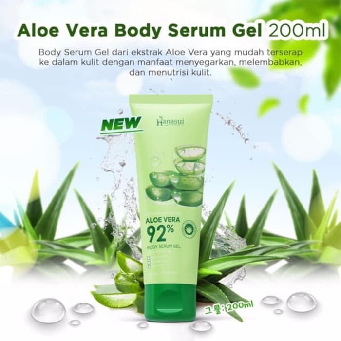 HANASUI BODY SERUM GEL ALOE VERA 200ML / N005909