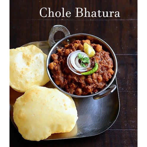 

Makanan India Chole Masala With Batura / Khusus Gojek