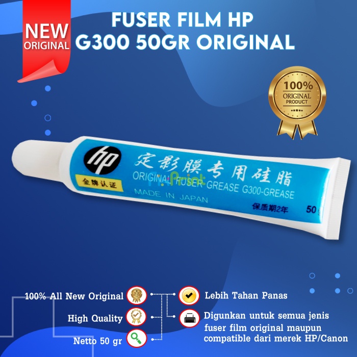 G300 Original Fuser Grease 50gr Pelumas Film Printer Laserjet 50 gr