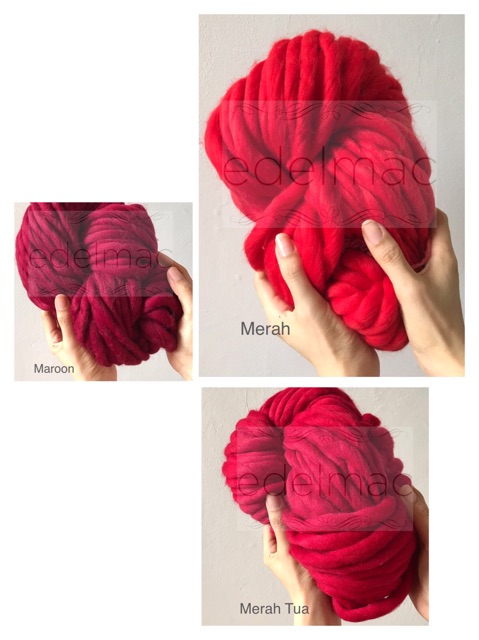 Benang Loopy Wool Yarn Microfiber Part II