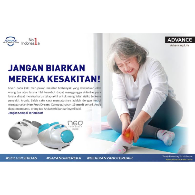 ALAT PIJAT KAKI ADVANCE ALAT REFLEKSI KAKI NEO FOOT DREAM