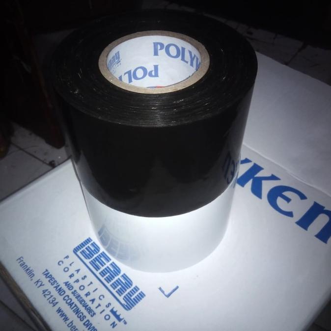 

[ varostore90 ] isolasi pipa gas wraping tape polyken 4 inci x 100ft hitam