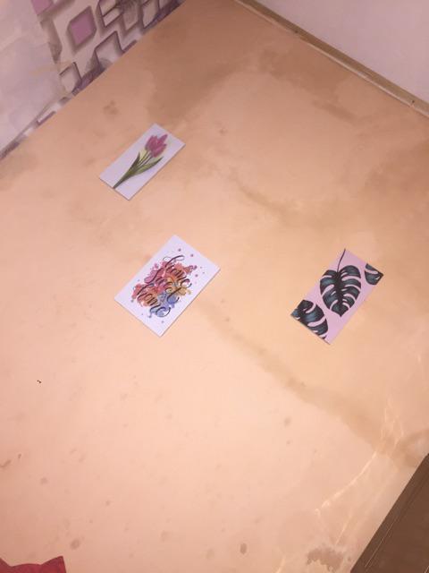 Poster Kayu Abstrak Vintage Bunga Tanaman Hiasan Dinding Dekorasi Rumah