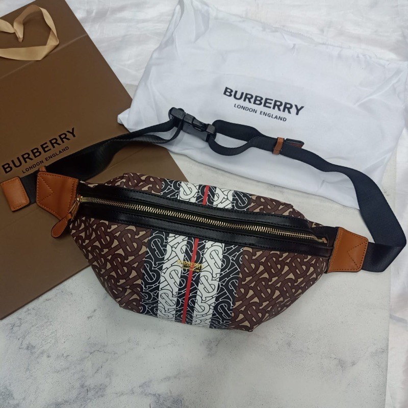 Waistbag Wanita Burberry Mono Print e