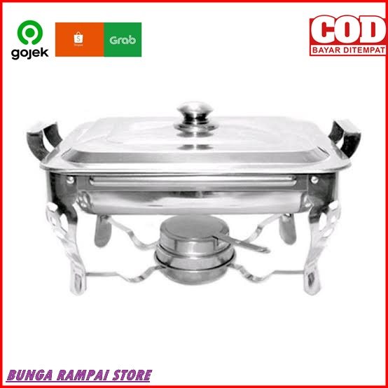PROMO Warmer Square PanWarmer Jumbo Pan Stove Prasmanan Kotak