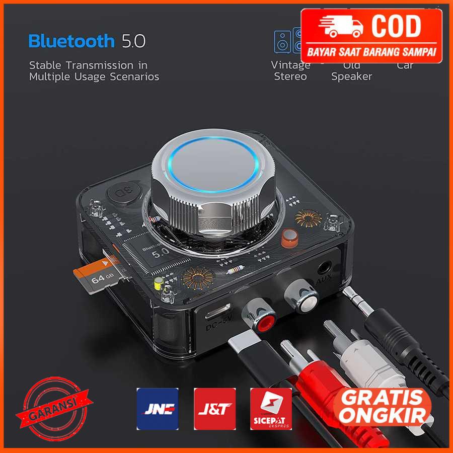 Wireless Audio Receiver Bluetooth 5.0 TF Card RCA AUX C39