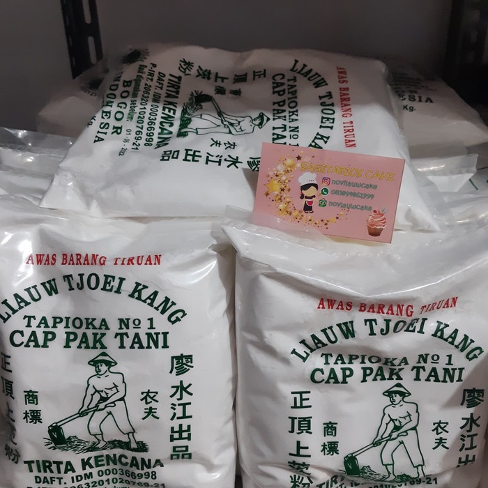 

hbt204tt Sagu Cap Pak Tani Liauw Tjoei Kang 1Kg - Liauw Tjoei Kan Da01D100