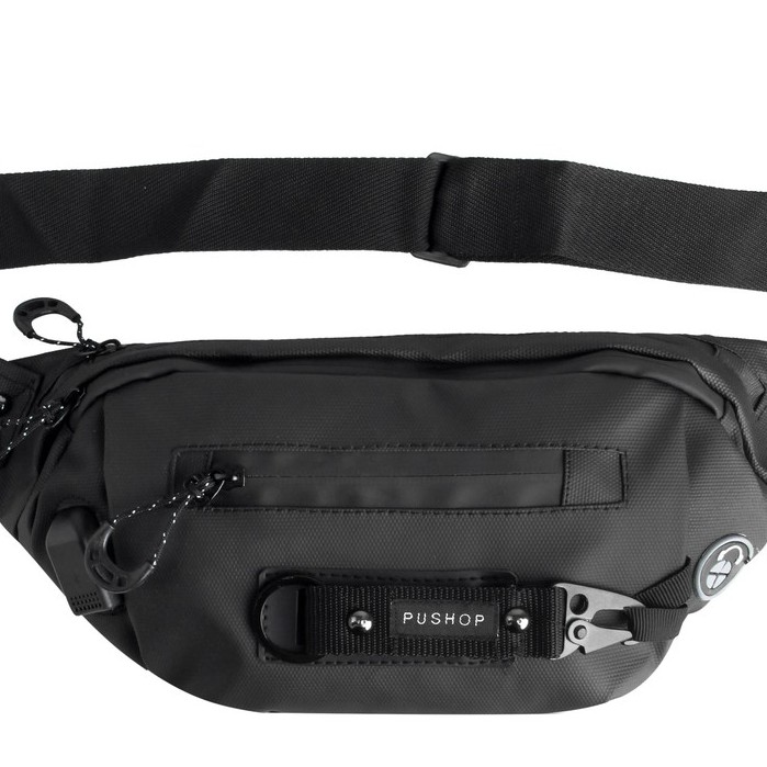 Waistbag Premium Waterproof Usb Pushop Davidson Free Keychain Multifungsi