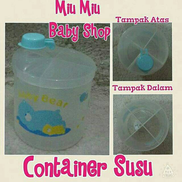 

Container Susu Sekat 4 Merek Abby Bear