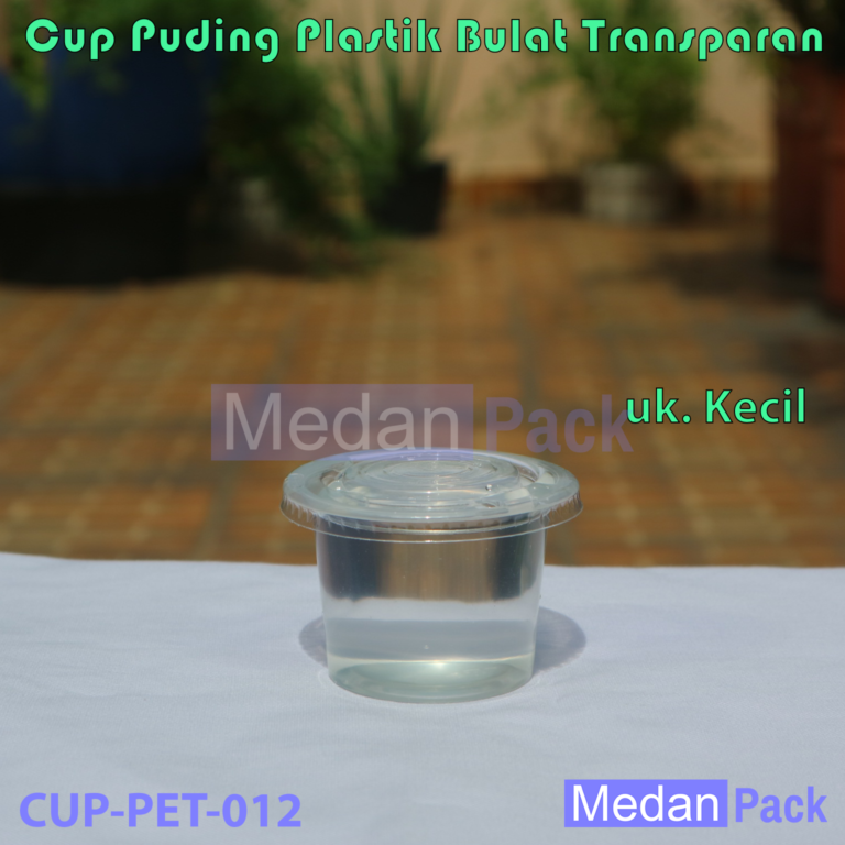Cup Puding Plastik 50 ml + Tutup per 50 pcs