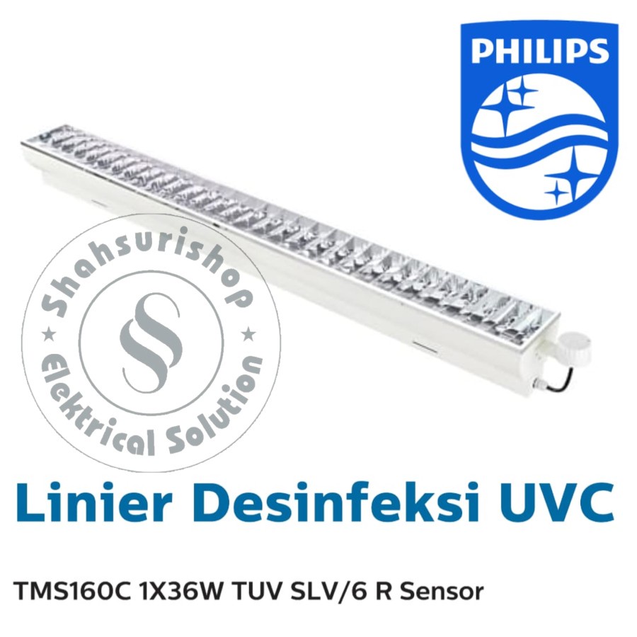 PHILIPS LINIER DISENFEKSI UVC TMS160C 36W TUV SLV 6 R SENSOR