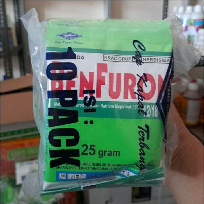 herbisida benfuron 25gram obat pembasmi rumput gulma