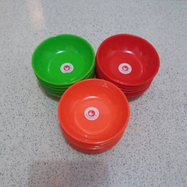 Piring Sambal Melamin Kecil / Tempat Sambal / Piring Bumbu