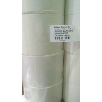 

Jual stiker label barcode uk 65x40mm Diskon