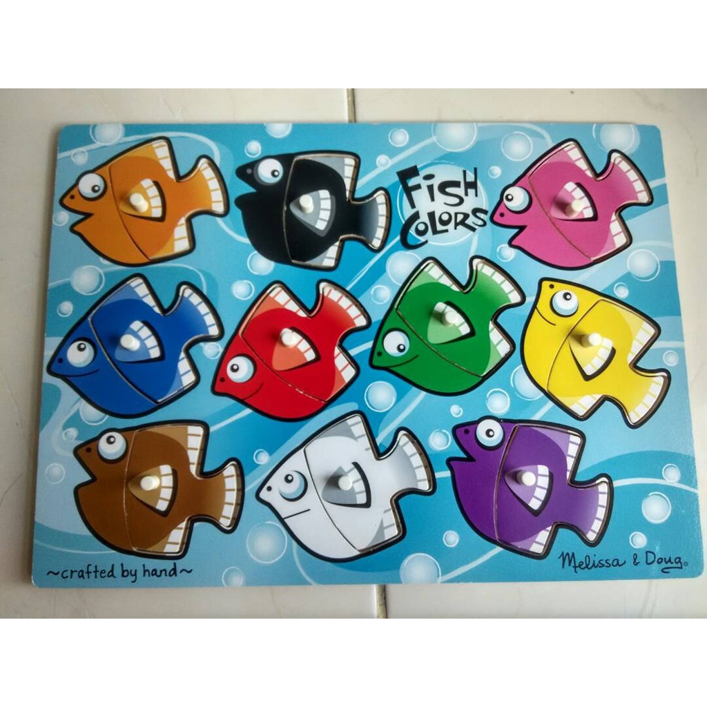 melissa and doug fish color puzzle