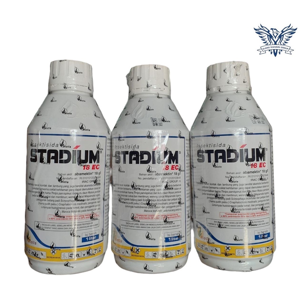 Stadium 1 Liter Abamektin 18EC Insektisida Sundep Slendep Wereng Biotis abacel