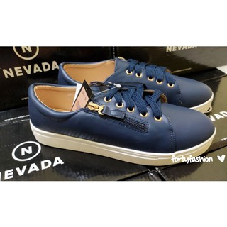 NEVADA Sepatu Sneakers Putih Tali Sport Wanita Model