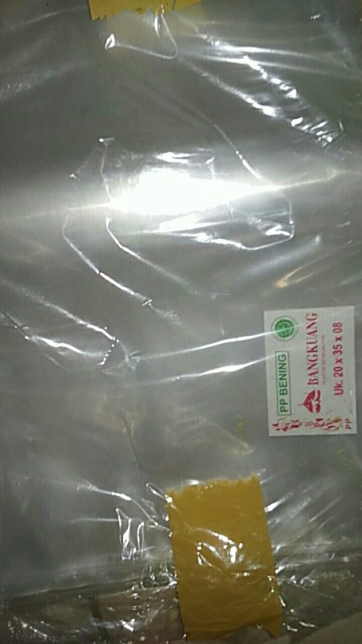 Plastik Pp Bening Tebal 0.8 10x20 12x25 15x25 15x30 18x35 20x35/10x20 12x25 15x25 15x30 18x35 20x35