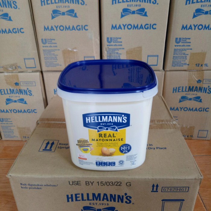 

Hellmanns Real Mayonnaise 3 Liter