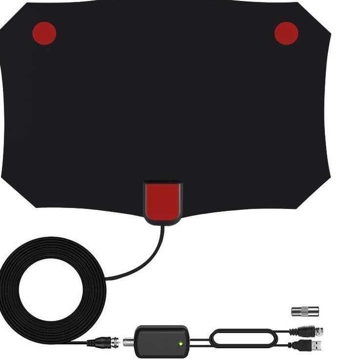 Bagus Dipakai.. (ORIGINAL 100%) Paket Antena TV Digital + Booster Luar Dalam Rumah Indoor Termurah