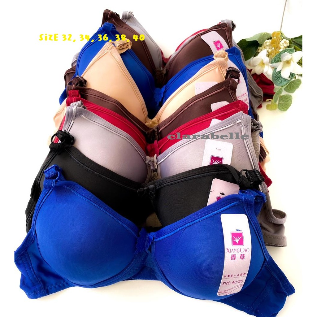 Bra Busa Xiang Cao Cup B Kait 3 Bra Busa Tanpa Kawat Bra Wanita Xiangcao Busa