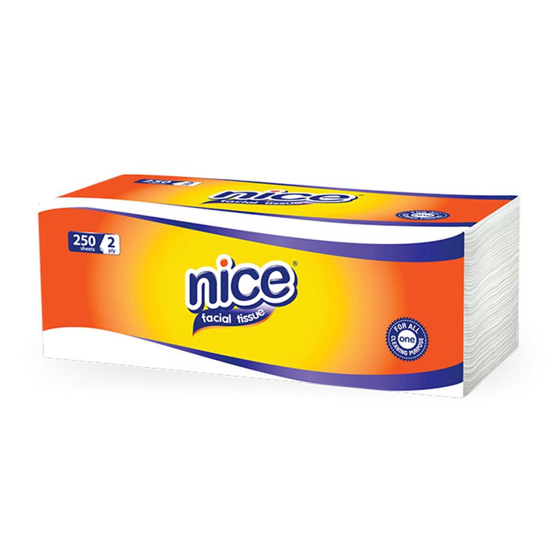 Tisu NICE 250 sheet 2ply / Facial Tissue / Tissu Wajah