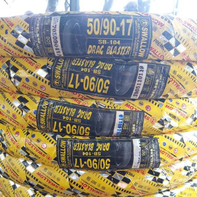 Ban swallow ukuran 50/90 ring 17 drag blaster