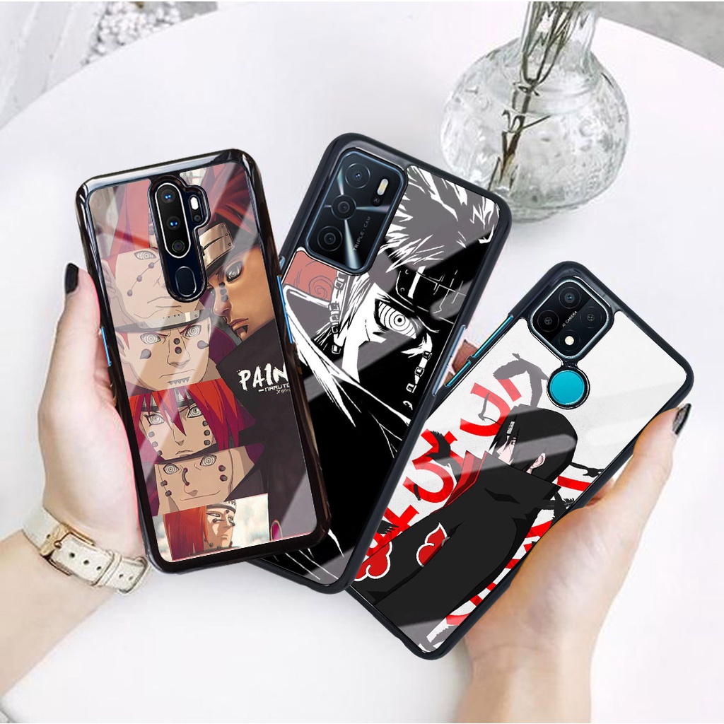 (OS19) Case Glossy Kilau Oppo A15 A15S A16 A52 A53 A54 A31 A9 A91 A92 A5 A9 2020 - Casing Hp Anime N
