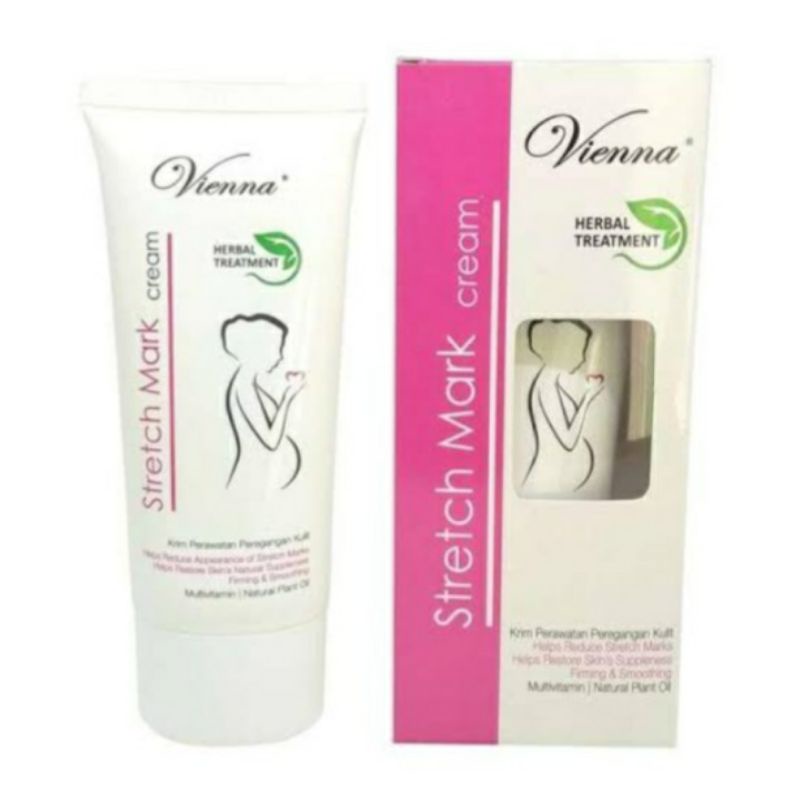 [ORI] Vienna Stretch Mark Cream Anti Selulit &amp; Stretchmarks Cocok untuk Semua Jenis Kulit - BPOM 80ml