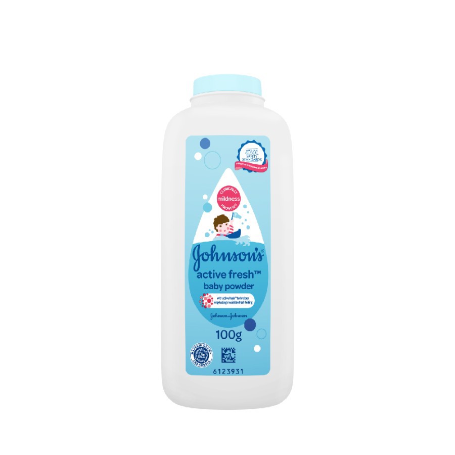 Johnson's Baby Powder Active Fresh Bedak Bayi Tabur 100 gram