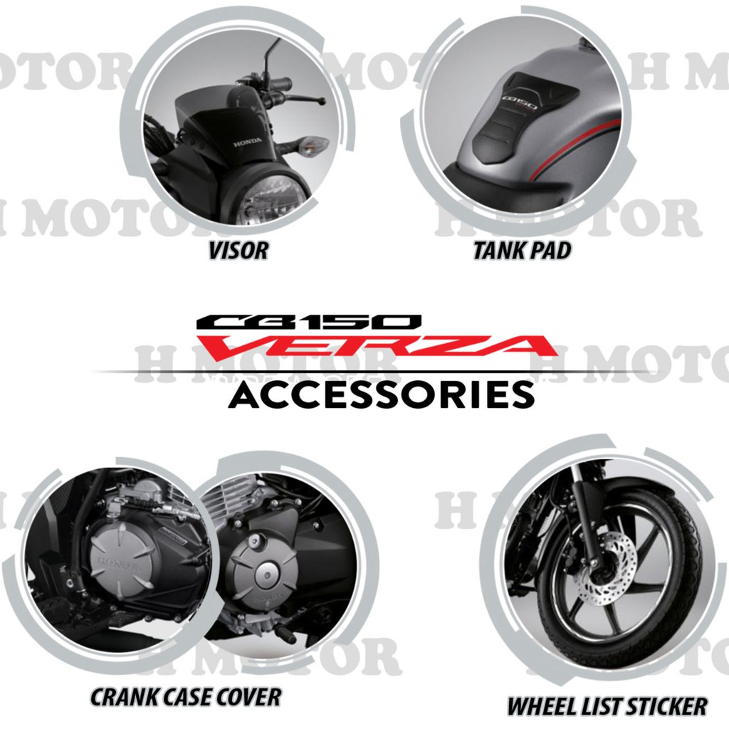 Cb150 Cb 150 Verza Honda Ori Paket Aksesoris Premium Komplit