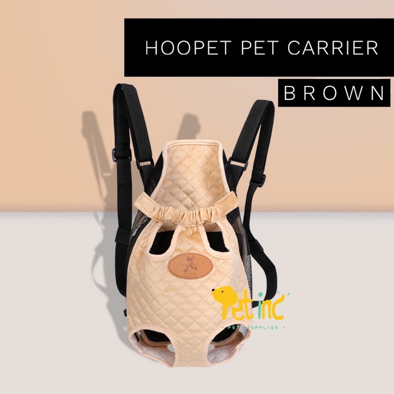 Hoopet original pet carrier atau gendongan anjing kucing