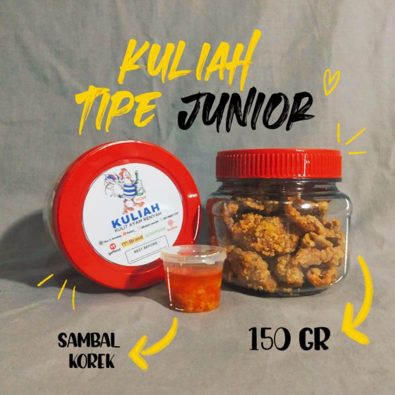 

kulit ayam renyah size junior/kulit ayam crispy/kulit ayam krispi/keripik kulit ayam