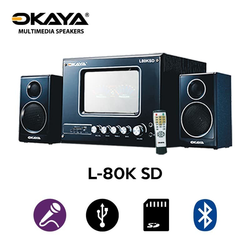 SPEAKER Okaya L-80KSD Free Bluetooth USB