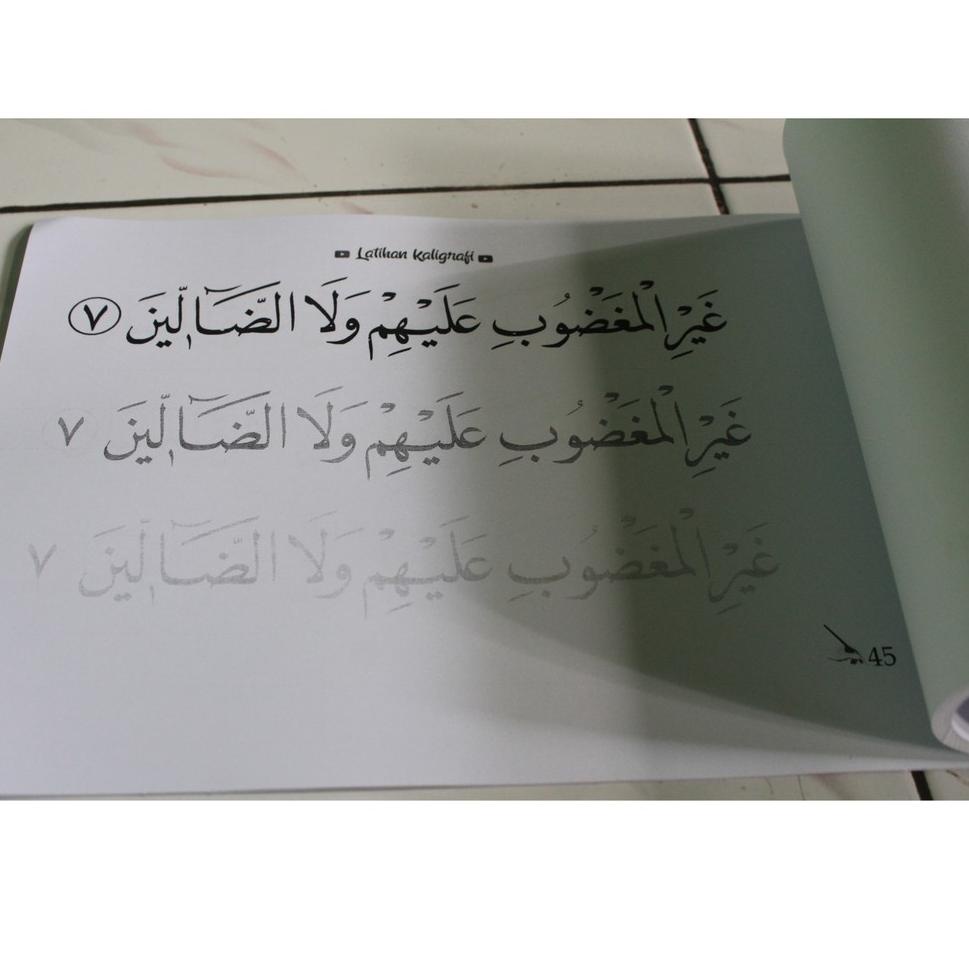 Terbaik.. Buku Latihan Kaligrafi Metode Intihal