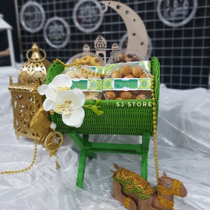 

Paket box hampers lebaran kue kering toples murah 56