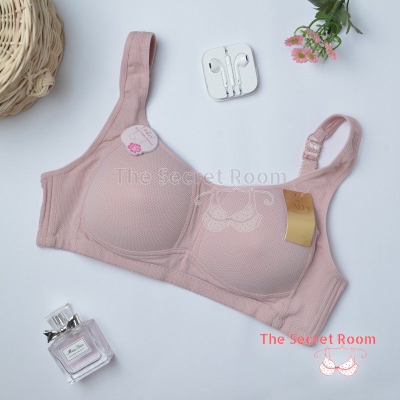 TALLY BRA BH 001 I TANPA KAWAT I BUSA TIPIS I CUP C | SIZE 36-42