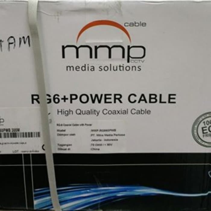Aman Kabel Rg684 Mmp Plus Kabel Official Store - Putih Murah