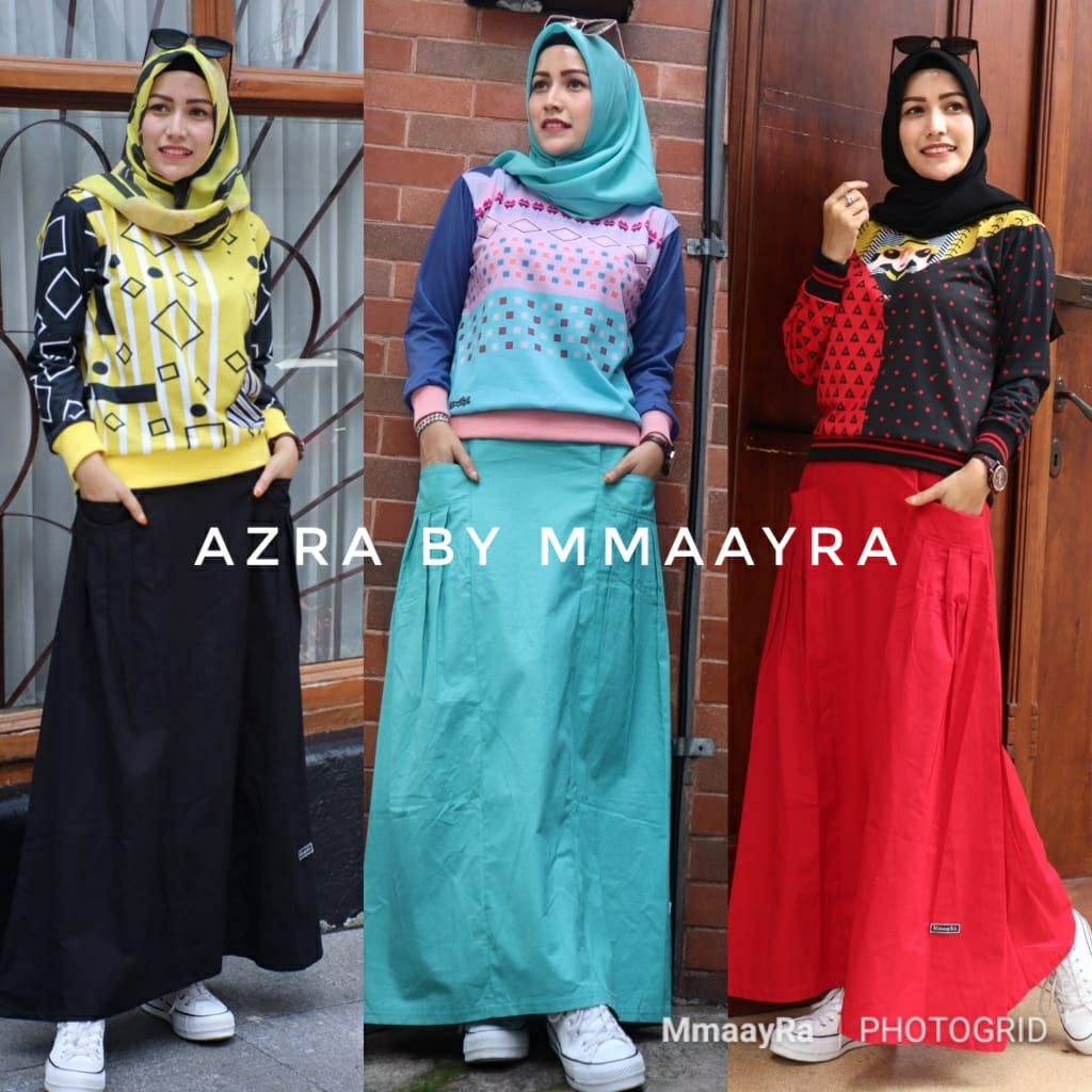 Setelan Rok / Sweater / Kaos panjang
